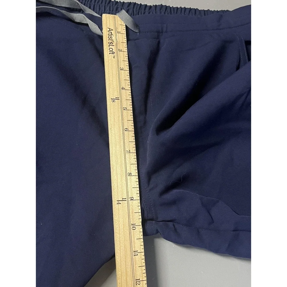 FIGS‎ Pants Womens Med Blue Technical Collection Cargo Scrub Drawstring Pockets